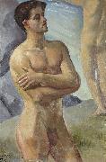 Jean-Baptiste Paulin Guerin Bathing Men Sweden oil painting artist